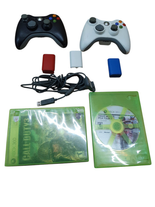 Microsoft XBox 360 S Slim Video Game Console System Bundle | No HDD