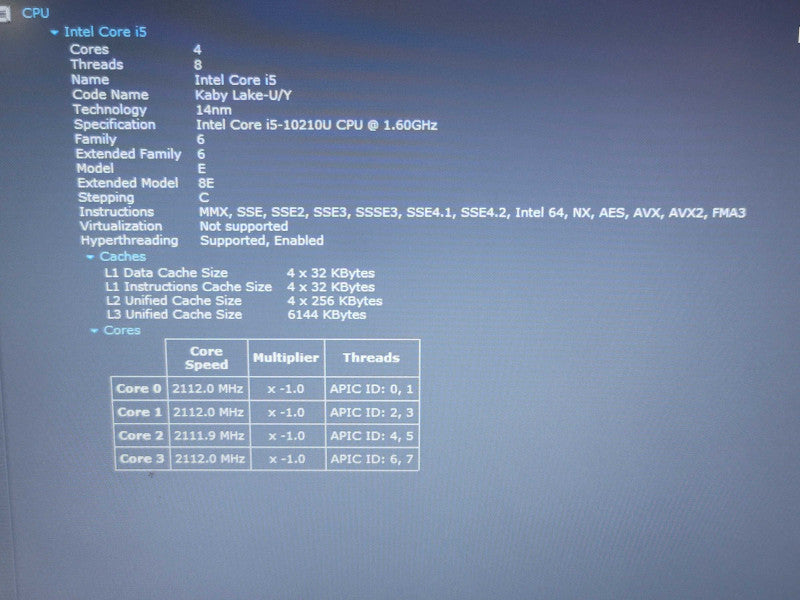 Acer TravelMate P214| i5-10210U| 16GB DDR4| 256GB SSD β Lap200