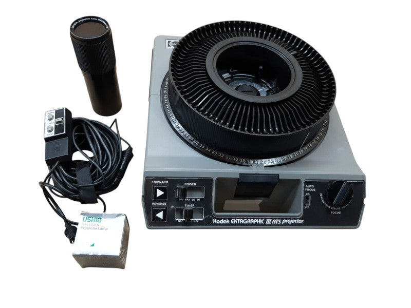 Kodak Ektagraphic III Slide Projector w/ Case