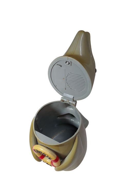 Vintage 1996 Talking Dolphin Cookie Jar , ( Plastic ) "Makes Flipper Noises" =