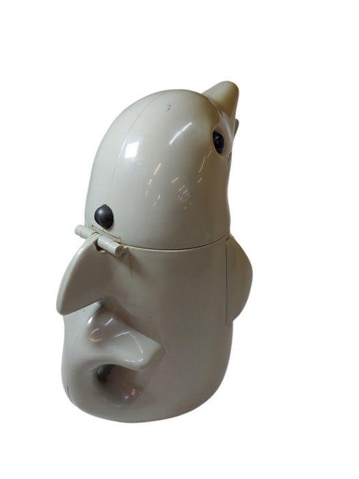 Vintage 1996 Talking Dolphin Cookie Jar , ( Plastic ) "Makes Flipper Noises" =