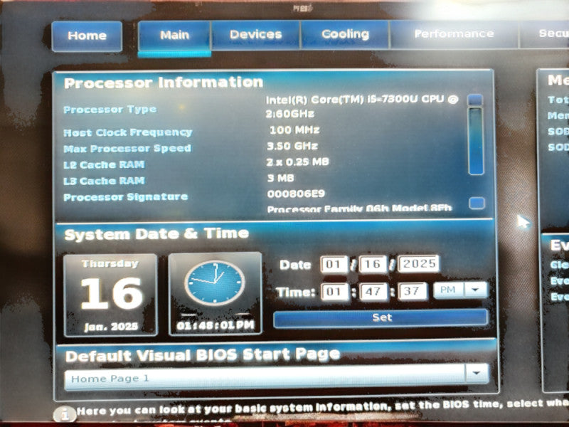 Intel NUC NUC7i5DNHE Mini PC Core i5-7300U 8GB RAM NO HDD/NO AC