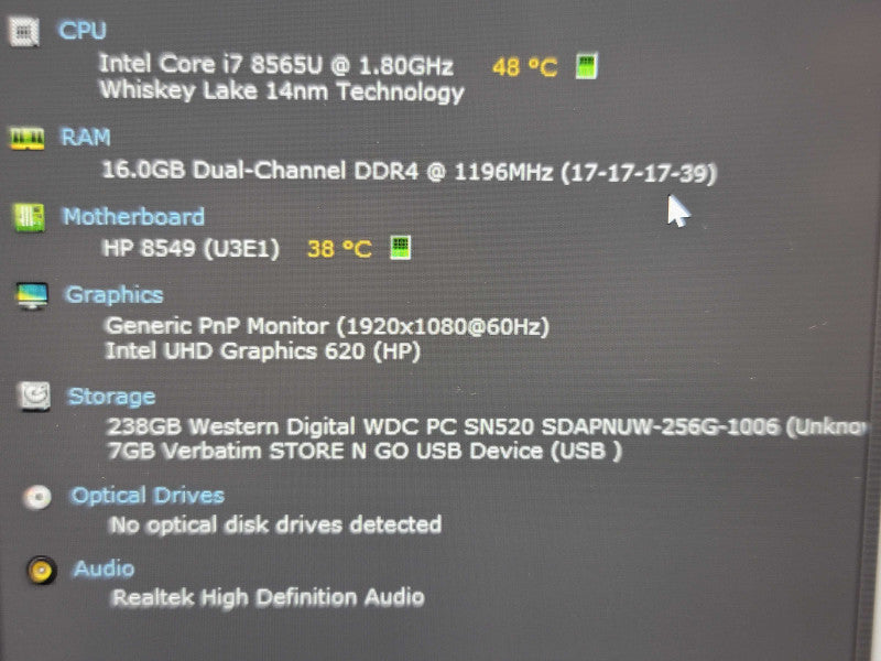 HP ProBook840 G6| i7-8565U| 16GB DDR4| 256GB SSD  Qβ Lap200
