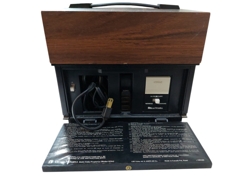Vintage Bell & Howell Slide Cube, No slides  =