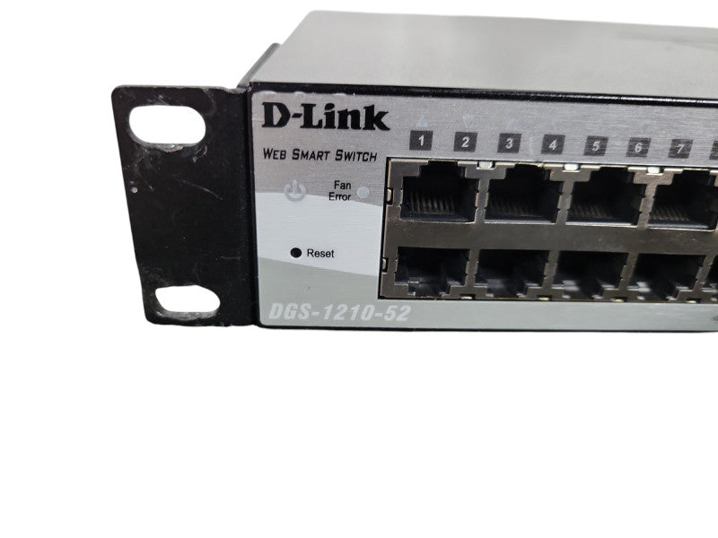 D-Link DGS-1210-52MP 48 Ports PoE + 4x SFP Ports Managed Gigabit Switch !