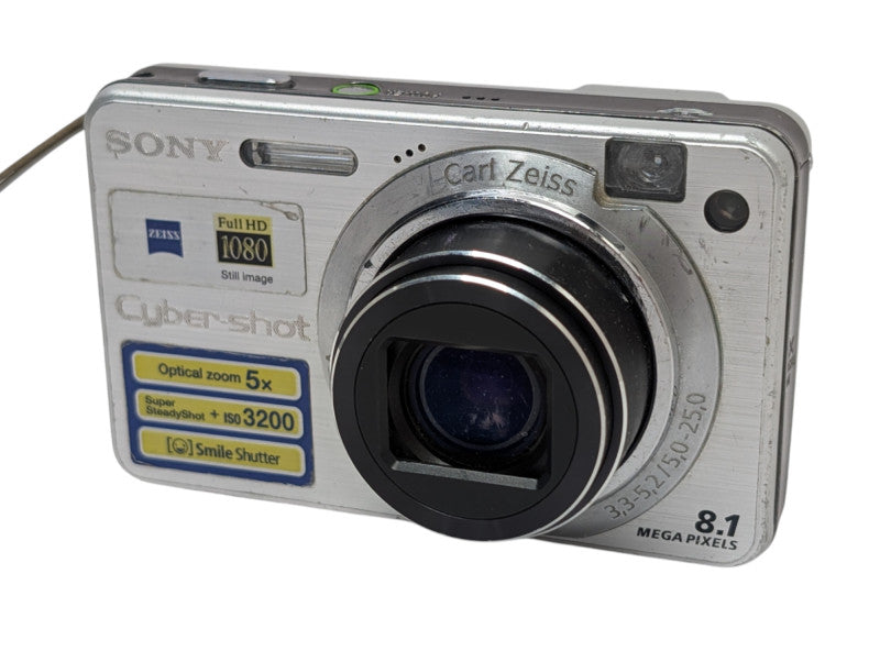 Sony DSC-W150 8.1 Mega Pixels Super SteadyShot Digital Camera 2GB SD card  -
