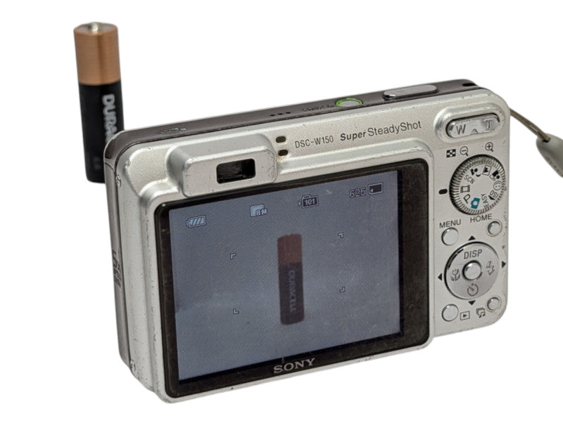Sony DSC-W150 8.1 Mega Pixels Super SteadyShot Digital Camera 2GB SD card  -