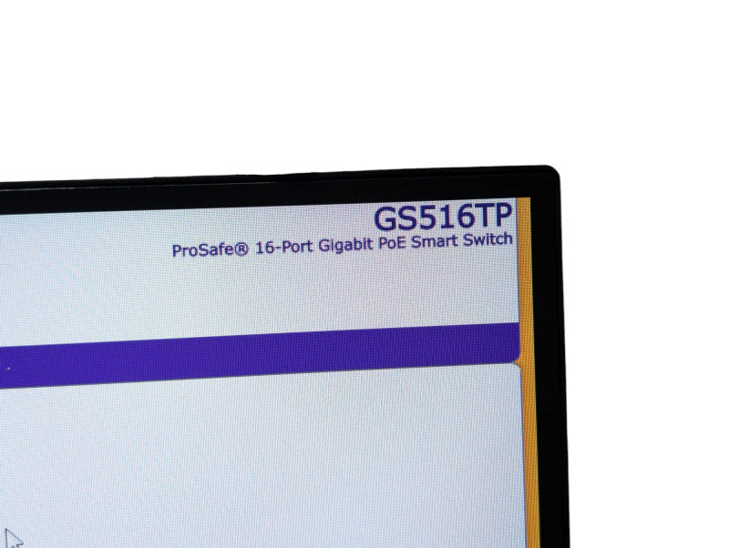 NETGEAR ProSafe 16-Port Gigabit PoE Smart Switch GS516TP with PoE Powered  -