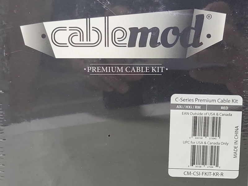 New CableMod C-Series Premium Cable Kit CM-CSI-FKIT-KR-R Q_