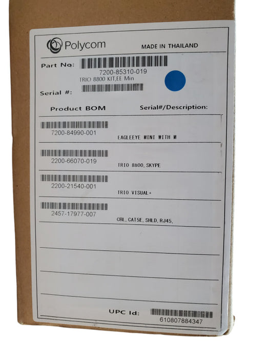 Polycom Trio 8800 Collaboration Kit, EagleEye Mini | 7200-85310-019 | New Open Box