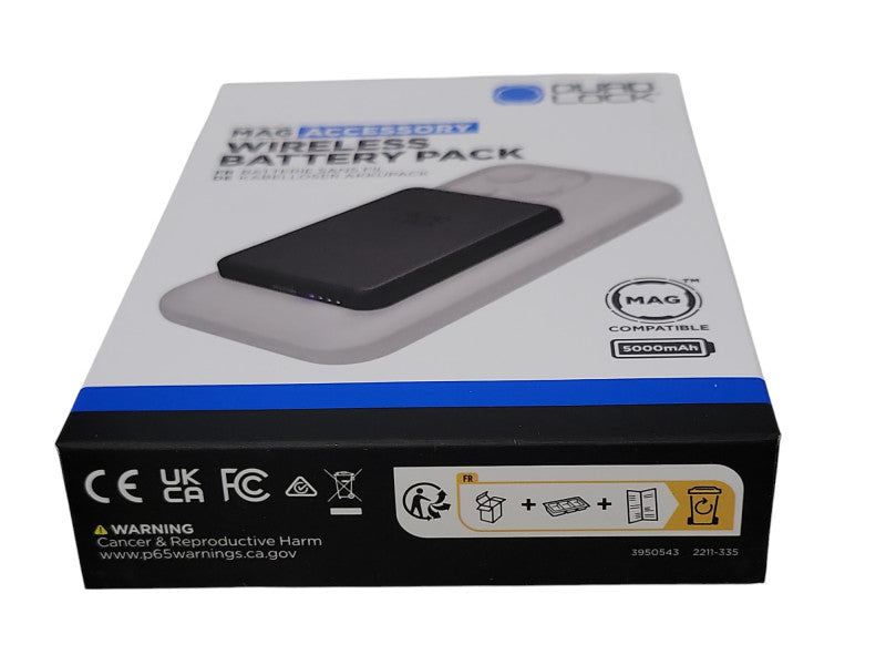 New MAG Accessory Quad Lock Wireless Battery Pack 5000mAh Q_