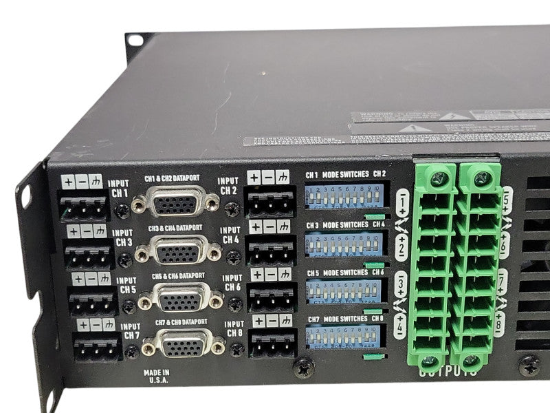QSC CX168 130 W 8-Channel Power Amplifier, READ _