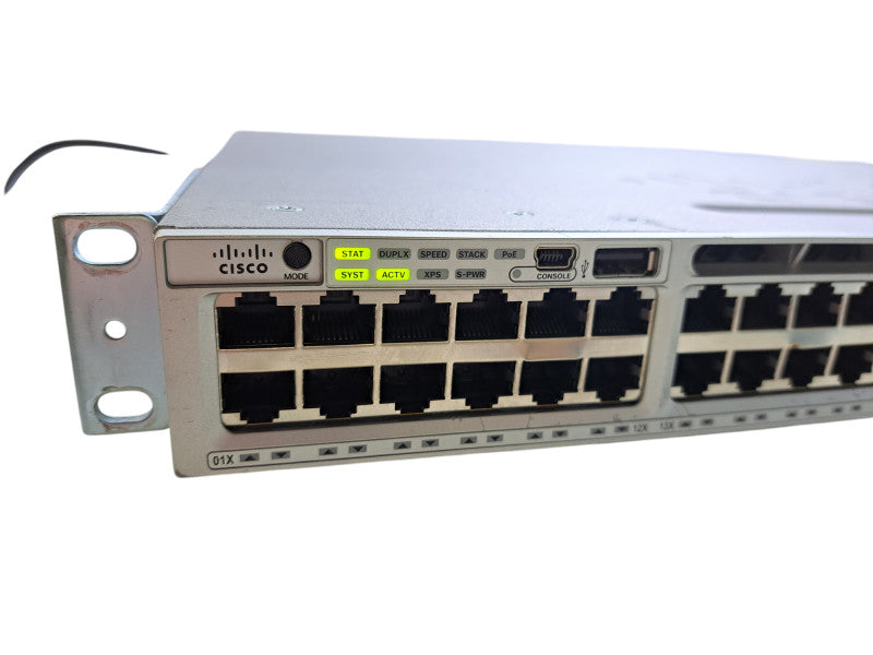 Cisco WS-C3850-48U-S V05 | 48-Port Gigabit UPOE, 4x SFP Switch w/ 2x 715WAC