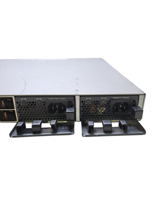 Cisco WS-C3850-48U-S V05 | 48-Port Gigabit UPOE, 4x SFP Switch w/ 2x 715WAC