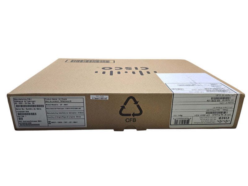 (New) Cisco CP-8841-K9 Phone Desktop IP Business Phone Q