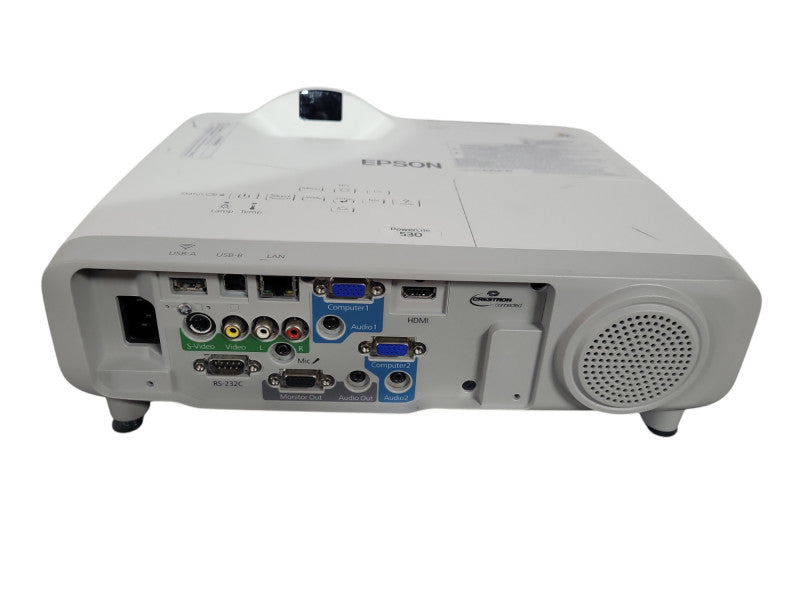 Epson Powerlite 530 3LCD Projector Short Throw H673A Lamp: 0 Hours !
