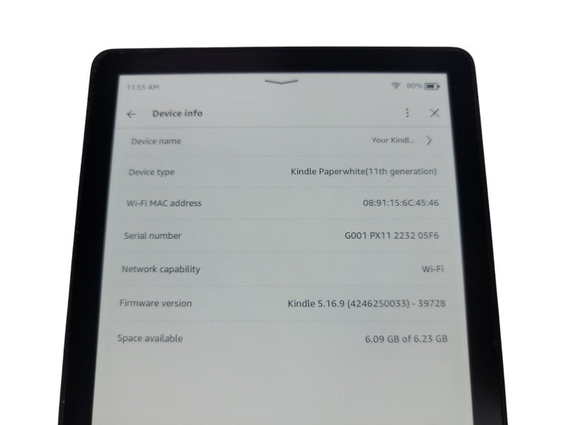 Amazon Kindle Paperwhite - 8GB - Black [PQ94WIF]  (