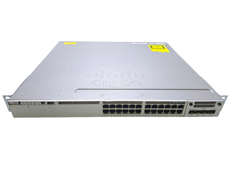 Cisco WS-C3850-24P-S V08 | 24-Port Gigabit PoE+, 4x SFP Switch w/ 2x 715WAC