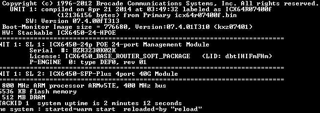 Brocade ICX 6450-24P PoE+ Gigabit Ethernet 4x1/10GbE SFP !