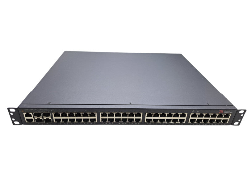 Brocade ICX6450-48P | 48-Port Gigabit PoE+ Switch | 4x 1/10G SFP+