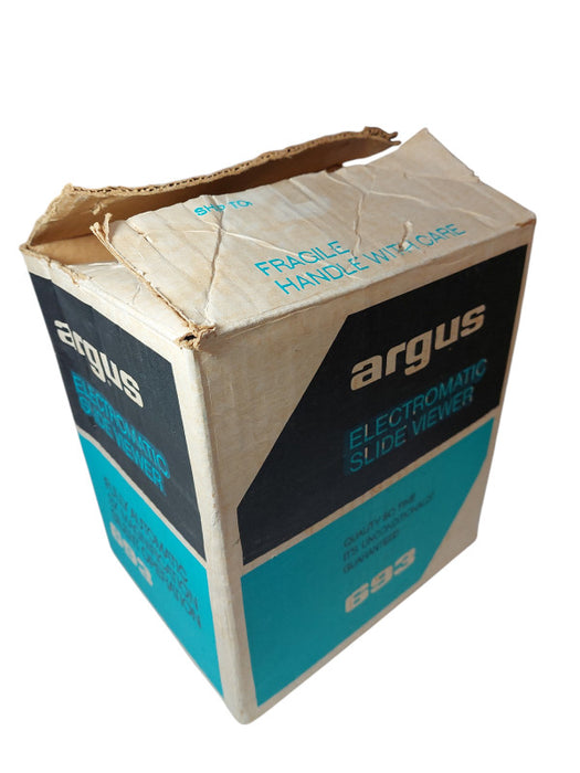 Vintage Argus Electromatic Slide Viewer 693 in box =