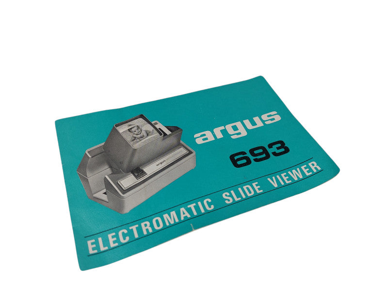 Vintage Argus Electromatic Slide Viewer 693 in box =