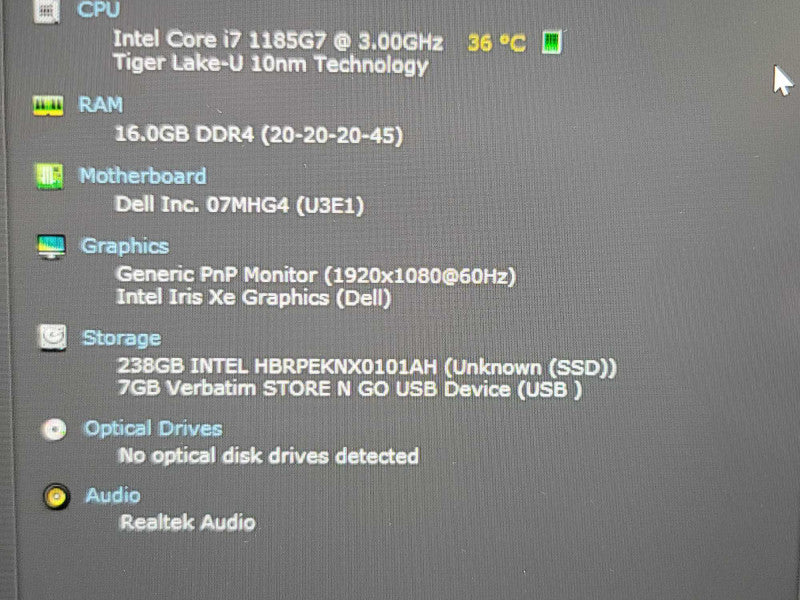 Dell Latitude 7420| i7-1185G7| 16GB DDR4| 256GB SSD READ  β Lap200