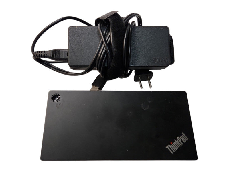 Lenovo ThinkPad USB-C Gen 2 Docking Station LDC-G2 Type 40AS W/ 90W Adapter !
