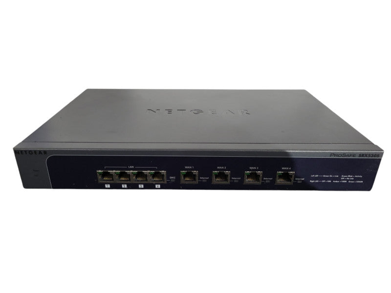 Netgear SRX5308 ProSafe Gigabit Quad WAN SSL VPN Firewall !