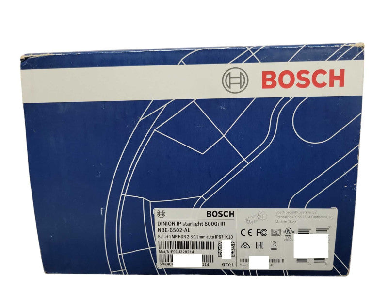 Bosch Dinion IP Starlight 6000 iR NBE-6502-AL only _