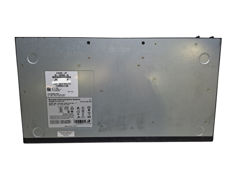 Brocade ICX6450-24P | 24-Port Gigabit PoE+ Ethernet Switch | 4x 1/10G SFP+ Q