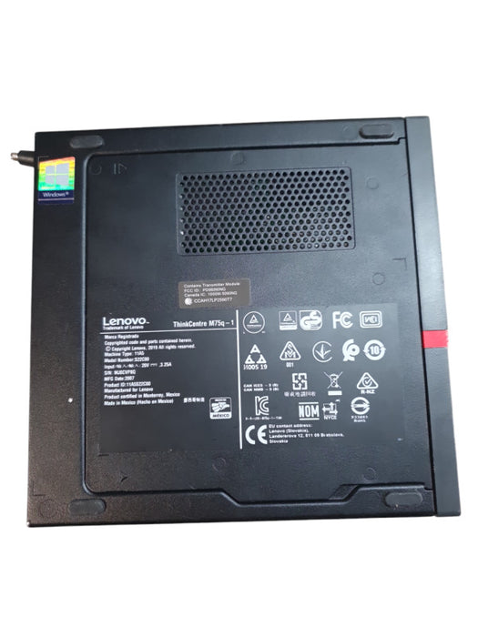 Lenovo ThinkCentre M75q-1 AMD Athlon PRO 300GE @ 3.4GHz 8GB DDR4 No HDD