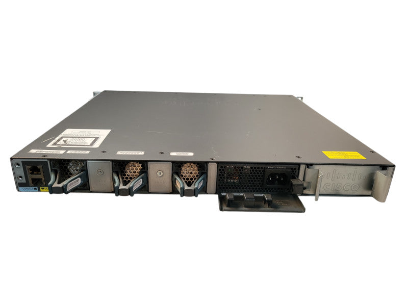 Cisco WS-C3650-24PS-L, 24 Port PoE+ Gigabit Switch + 1x PSU & 4X1G !