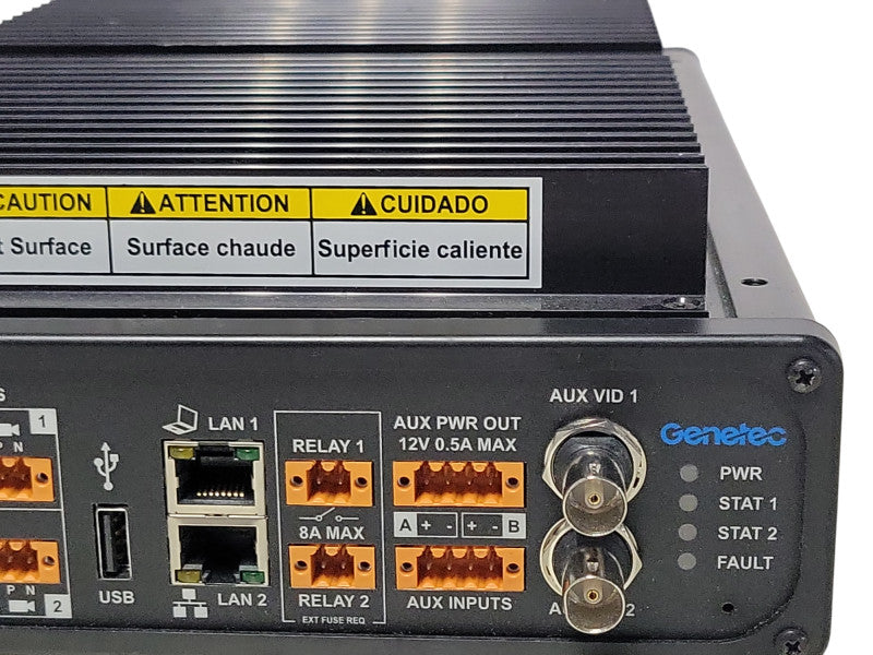 Genetec AU-H-XTU-X2 AutoVu LPR Processing Unit, Read _