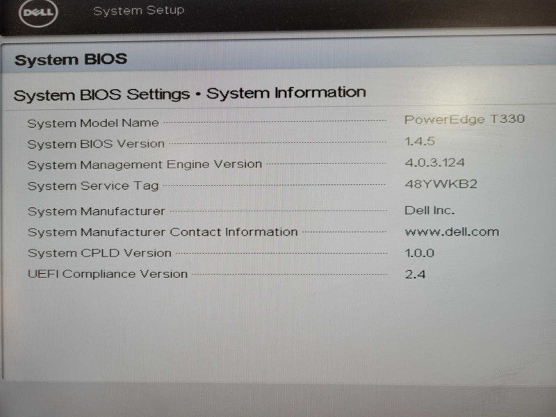 Dell PE T330 8x3.5", Xeon E3-1230 v5 @ 3.40GHz, 32GB DDR4, 2x PSU !