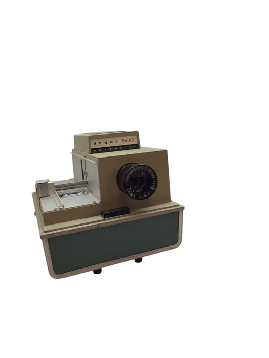 Argus Model 58 Automatic Slide Projector w/ Argus Magazines