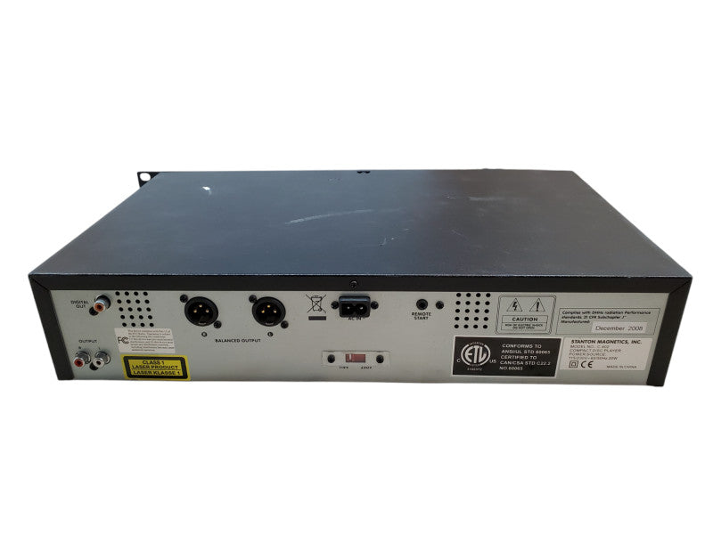STANTON C.402 | Rack-Mountable | Compact Disc Player | *READ*