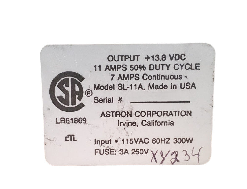 Astron Low Profile Power Supply SL-11A | *READ*