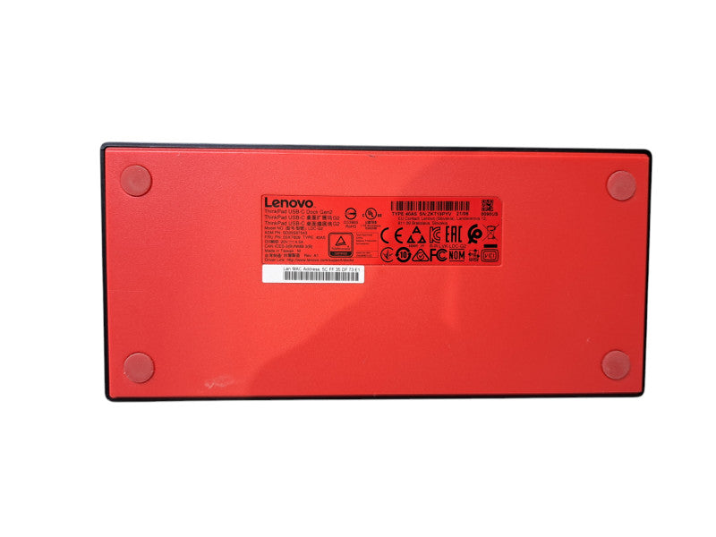 Lenovo ThinkPad USB-C Dock Gen 2 LDC-G2 w/ 135W Power Adapter