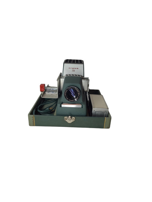Vintage Argus 300 Slide Projector w/ Carrying Case. READ