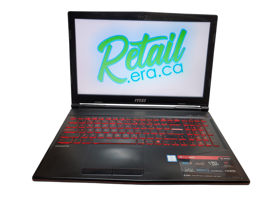 MSI GL63 i5-8300H 16GB DDR4 GTX 1050 256GB M.2 SSD  β Lap200