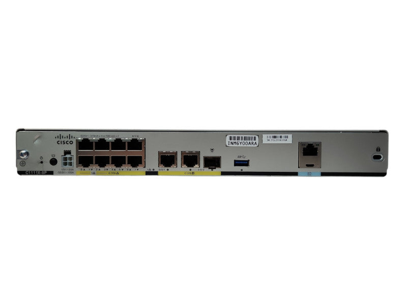 Cisco C1111X-8P ISR 1100 8-Port Dual GE WAN Gigabit Router Q