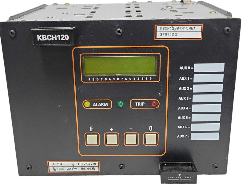 GEC ALSTOM KBCH12001H15MEA Transformer Differential Protection Relay READ _