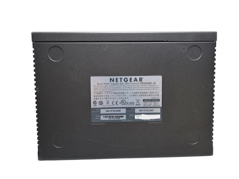 Netgear ProSafe FVS336G V2 | 4-Port Dual WAN Gigabit VPN Firewall