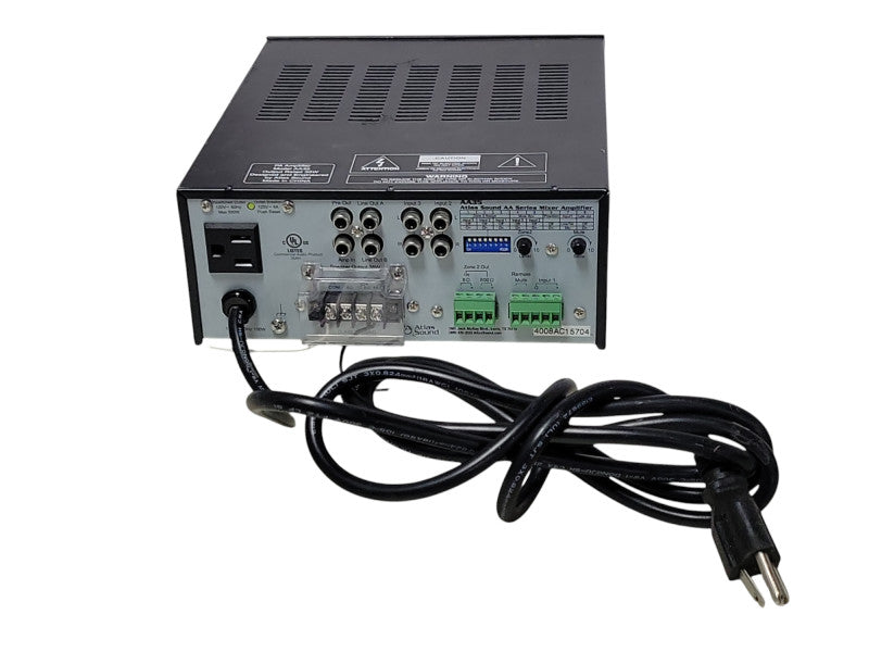Atlas Sound AA35 Mixer Amplifier, Missing knobs, read _