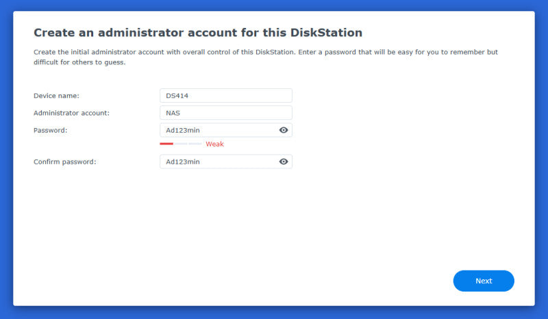 Synology DS414 DiskStation 4-Bays NAS, 2x 2TB HDDs
