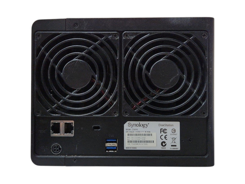 Synology DS414 DiskStation 4-Bays NAS, 2x 2TB HDDs