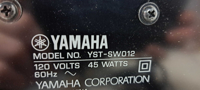 Yamaha 4 piece Sound System:1x YST-SW012, 1x NS-AP2800BLC 2xNS AP2800B