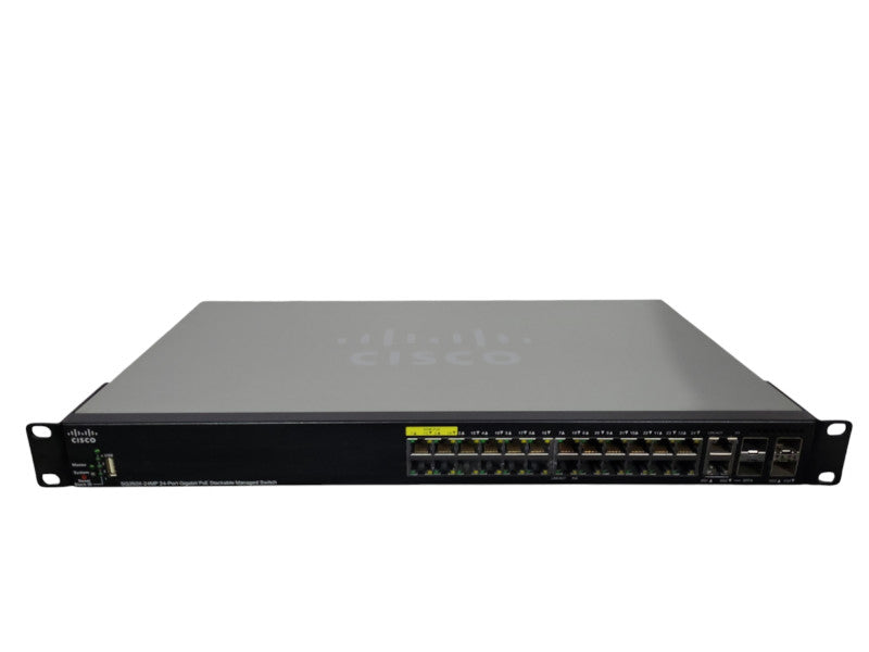 Cisco SG350X-24MP 24-Port Gigabit PoE+ 4 10Gbe Managed Switch SG350X-24MP-K9 !