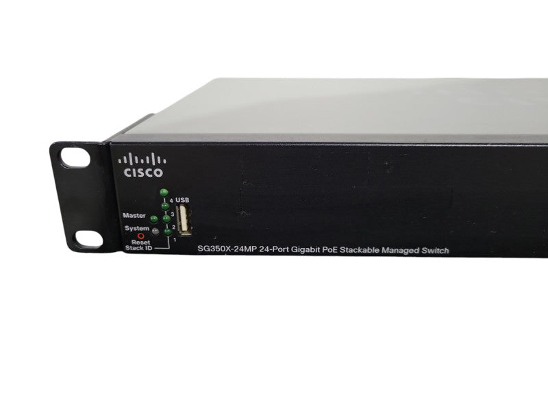 Cisco SG350X-24MP 24-Port Gigabit PoE+ 4 10Gbe Managed Switch SG350X-24MP-K9 !